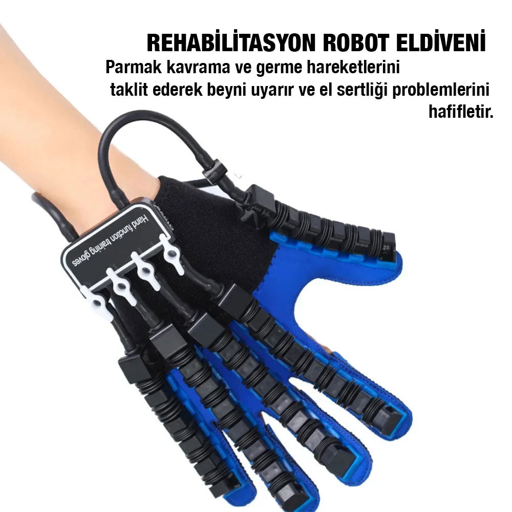 Akıllı Rehabilitasyon Robot Eldiven – Felç Sonrası El Egzersiz ve Fizik Tedavi Cihazı